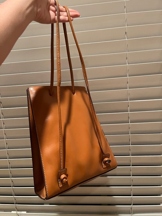 Unique Unisex Cognac Brown Versatile Sling Bag Book Bag Backpack Crossbody Bag